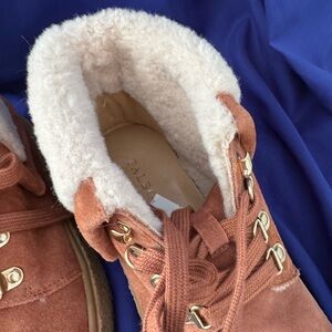 Talbots Brown Faux Fur Lined Boots